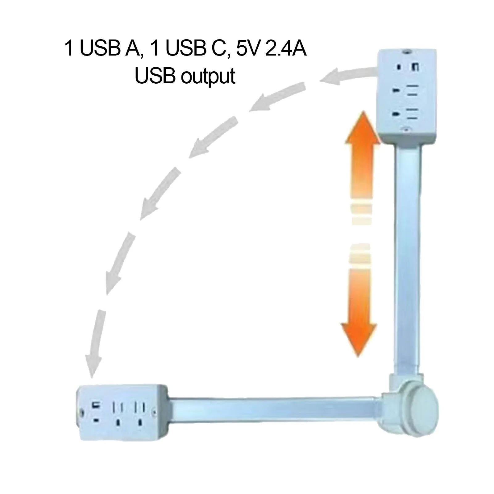 USB Power Socket Extender
